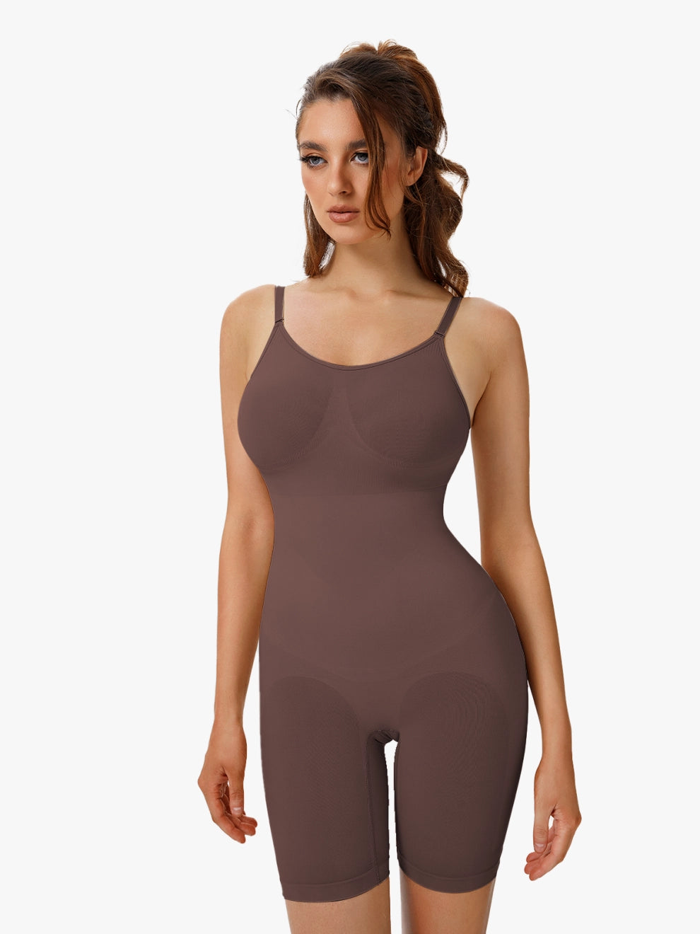 Curves & Shape Bodysuit™ - Brown