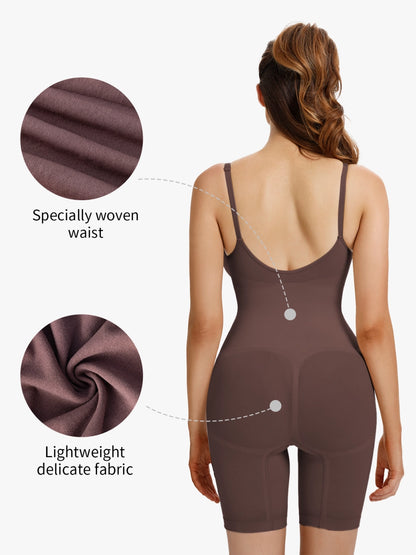 Curves & Shape Bodysuit™ - Brown