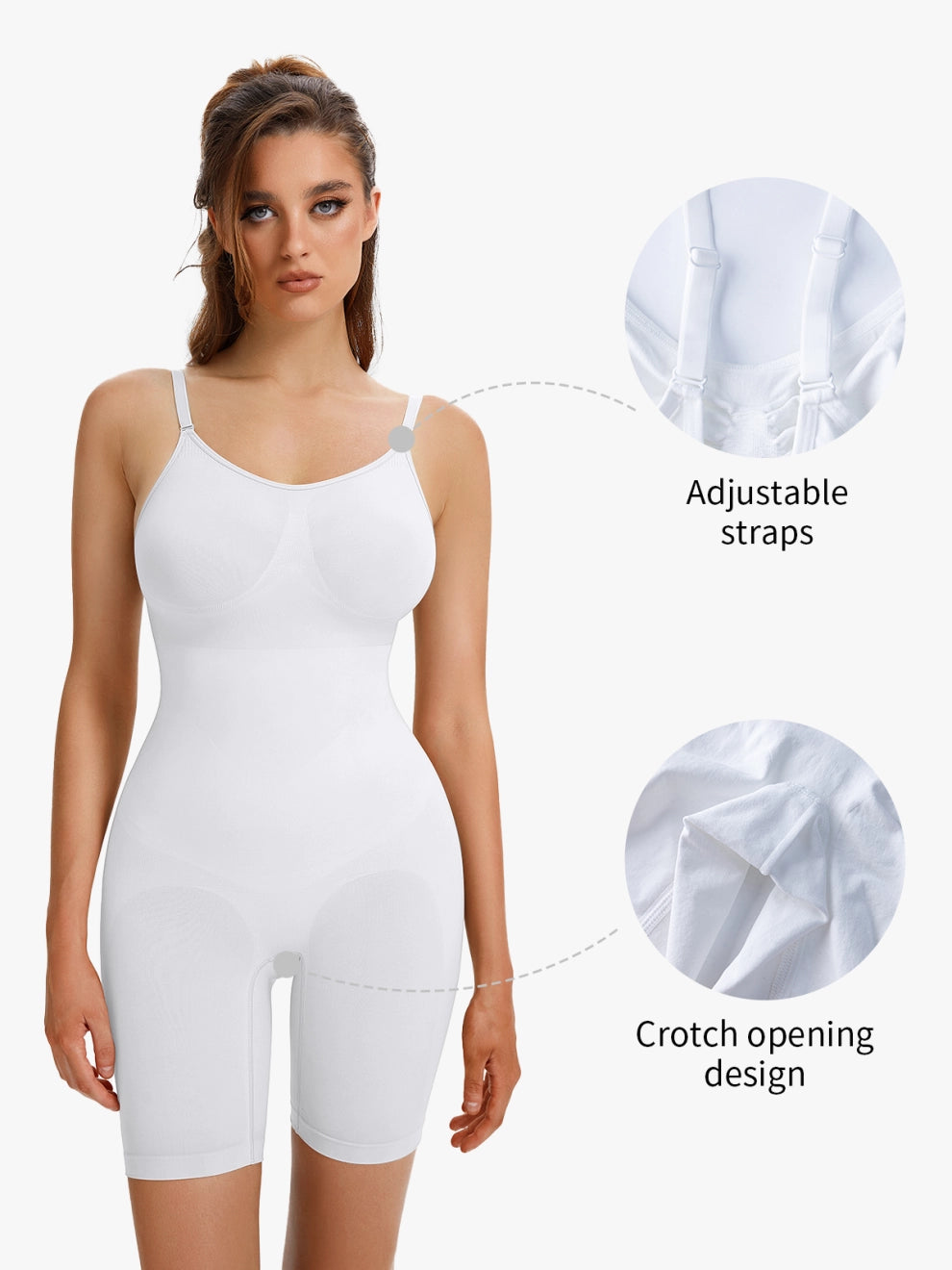 Curves & Shape Bodysuit™ - White