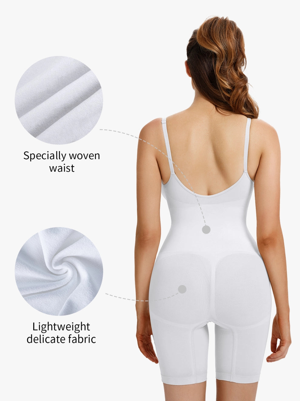 Curves & Shape Bodysuit™ - White